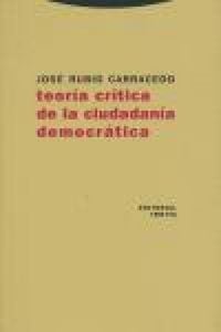 Produktbild: Teor&iacute;a cr&iacute;tica de la ciudadan&iacute;a democr&aacute;tica