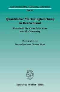 Produktbild: Quantitative Marketingforschung in Deutschland.