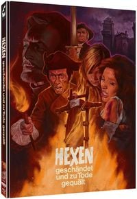 Produktbild: Hexen gesch&auml;ndet und zu Tode gequ&auml;lt | Mediabook A (4K Ultra HD Blu-ray + 2x Blu-ray)