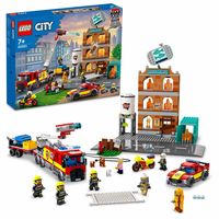 Bild vom Artikel LEGO City 60321 Feuerwehreinsatz mit Löschtruppe, Feuerwehr-Spielzeug vom Autor 