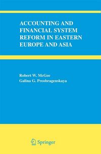 Produktbild: Accounting and Financial System Reform in Eastern Europe and Asia