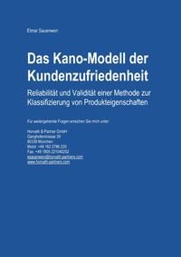 Produktbild: Das Kano-Modell der Kundenzufriedenheit