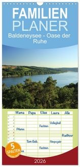 Produktbild: Familienplaner 2026 - Baldeneysee - Oase der Ruhe mit 5 Spalten (Wandkalender, 21 x 45 cm) CALVENDO