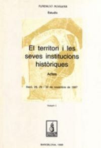 Produktbild: El territori i les seves institucions historiques