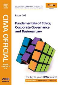 Produktbild: Cima Official Exam Practice Kit Fundamentals of Ethics, Corporate Governance & Business Law: Certificate in Business Accounting