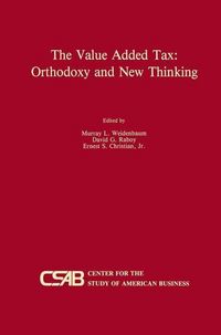 Produktbild: The Value-Added Tax: Orthodoxy and New Thinking