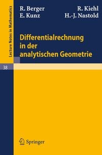Produktbild: Differentialrechnung in der analytischen Geometrie