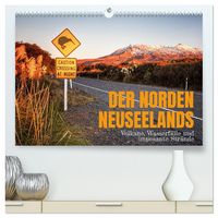 Produktbild: Der Norden Neuseelands: Vulkane, Wasserf&auml;lle und imposante Str&auml;nde (hochwertiger Premium Wandkalender 2026 DIN A2 quer), Kunstdruck in Hochglanz