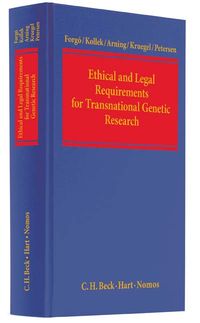 Produktbild: Ethical and Legal Requirements for Transnational Genetic Research