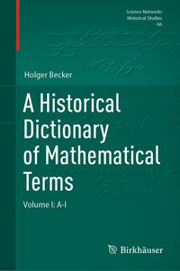 Produktbild: A Historical Dictionary of Mathematical Terms