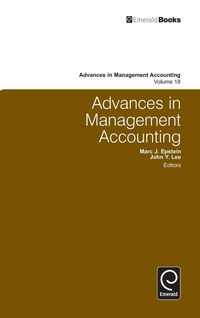 Produktbild: Advances in Management Accounting