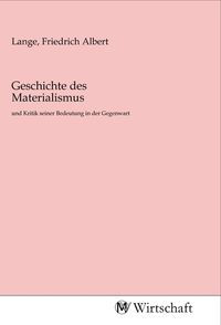 Produktbild: Geschichte des Materialismus