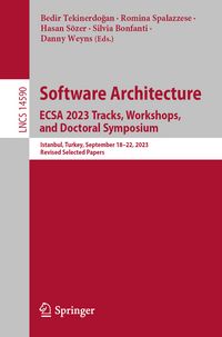 Produktbild: Software Architecture. ECSA 2023 Tracks, Workshops, and Doctoral Symposium