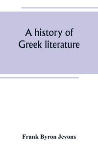 Produktbild: A history of Greek literature