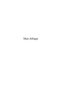 Produktbild: Mon afrique - regards anthropopsychanalytiques