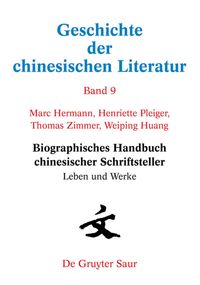 Produktbild: Biographisches Handbuch chinesischer Schriftsteller