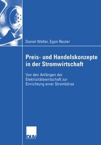 Produktbild: Preis- und Handelskonzepte in der Stromwirtschaft
