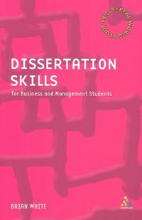 Produktbild: White, B: Dissertation Skills