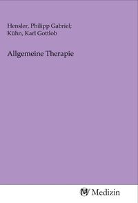 Produktbild: Allgemeine Therapie