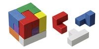 Produktbild: Philos 3519 - Soma W&uuml;rfel, bunt, W&uuml;rfel-Puzzlespiel, Denkspiel, Knobelspiel, Schwierigkeitsgrad: mittelschwer