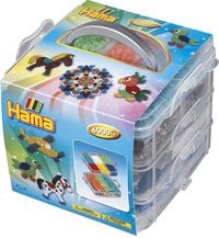Bild vom Artikel Hama 6701 - Sortierbox mit ca. 6000 Midi-Bügelperlen, 3 Stiftplatten und Zubehör vom Autor 