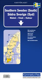 Süd-Schweden (Süd) Nr. 01 Regionalkarte Schweden 1:250 000