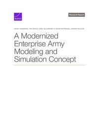 Produktbild: A Modernized Enterprise Army Modeling and Simulation Concept