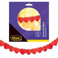 Produktbild: Idena Girlande Herz 3m 17,8x16,5cm