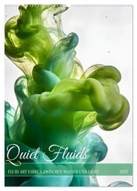 Produktbild: Quiet Fluids - Fluid Art Farben zwischen Wasser und Licht (Wandkalender 2027 DIN A2 hoch), CALVENDO Monatskalender