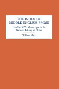 Produktbild: The Index of Middle English Prose