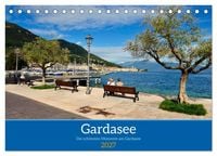 Produktbild: Gardasee - Die sch&ouml;nsten Momente am Gardasee (Tischkalender 2027 DIN A5 quer), CALVENDO Monatskalender