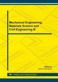 Produktbild: Mechanical Engineering, Materials Science and Civil Engineering III