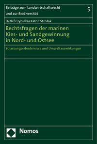 Produktbild: Rechtsfragen der marinen Kies- und Sandgewinnung in Nord- und Ostsee