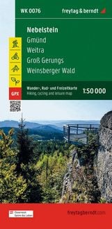 Produktbild: freytag & berndt Wanderkarte WK 0076 Nebelstein, Gm&uuml;nd - Weitra - Gro&szlig; Gerungs - Weinsberger Wald 1:50.000