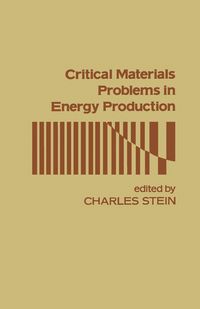 Produktbild: Critical Materials Problems In Energy Production