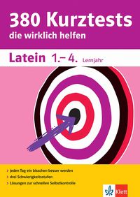 Produktbild: Klett 380 Kurztests Latein 1.-4. Lernjahr