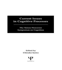 Produktbild: Current Issues in Cognitive Processes