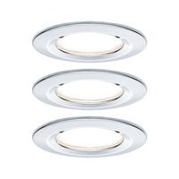 Produktbild: Paulmann Nova Bad-Einbauleuchte 3er Set LED LED 18W IP44 Chrom (gl&auml;nzend)