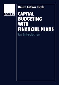 Produktbild: Capital Budgeting with Financial Plans