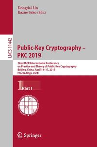 Produktbild: Public-Key Cryptography - PKC 2019