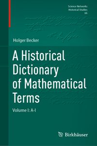Produktbild: A Historical Dictionary of Mathematical Terms
