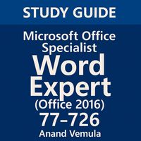 Produktbild: Study Guide Microsoft Office Specialist Word Expert (Office 2016) 77-726