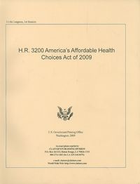 Produktbild: Us House of Representatives: H.R. 3200, America's Affordable