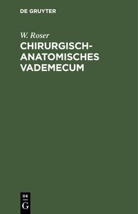 Produktbild: Chirurgisch-Anatomisches Vademecum