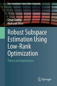 Produktbild: Robust Subspace Estimation Using Low-Rank Optimization
