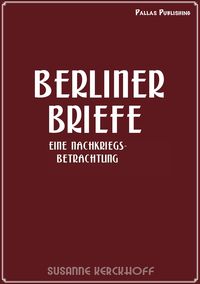 Produktbild: Susanne Kerckhoff: Berliner Briefe