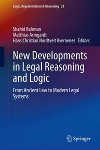 Produktbild: New Developments in Legal Reasoning and Logic