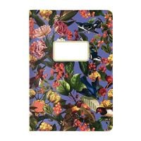 Produktbild: Hefte A5 Pattern Vogelbeere blau