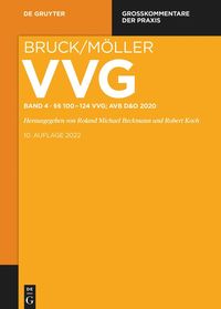 Bild vom Artikel VVG / §§ 100-124 VVG vom Autor 