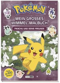 Produktbild: Pok&eacute;mon: Mein gro&szlig;es Wimmel-Malbuch - Pikachu und seine Freunde